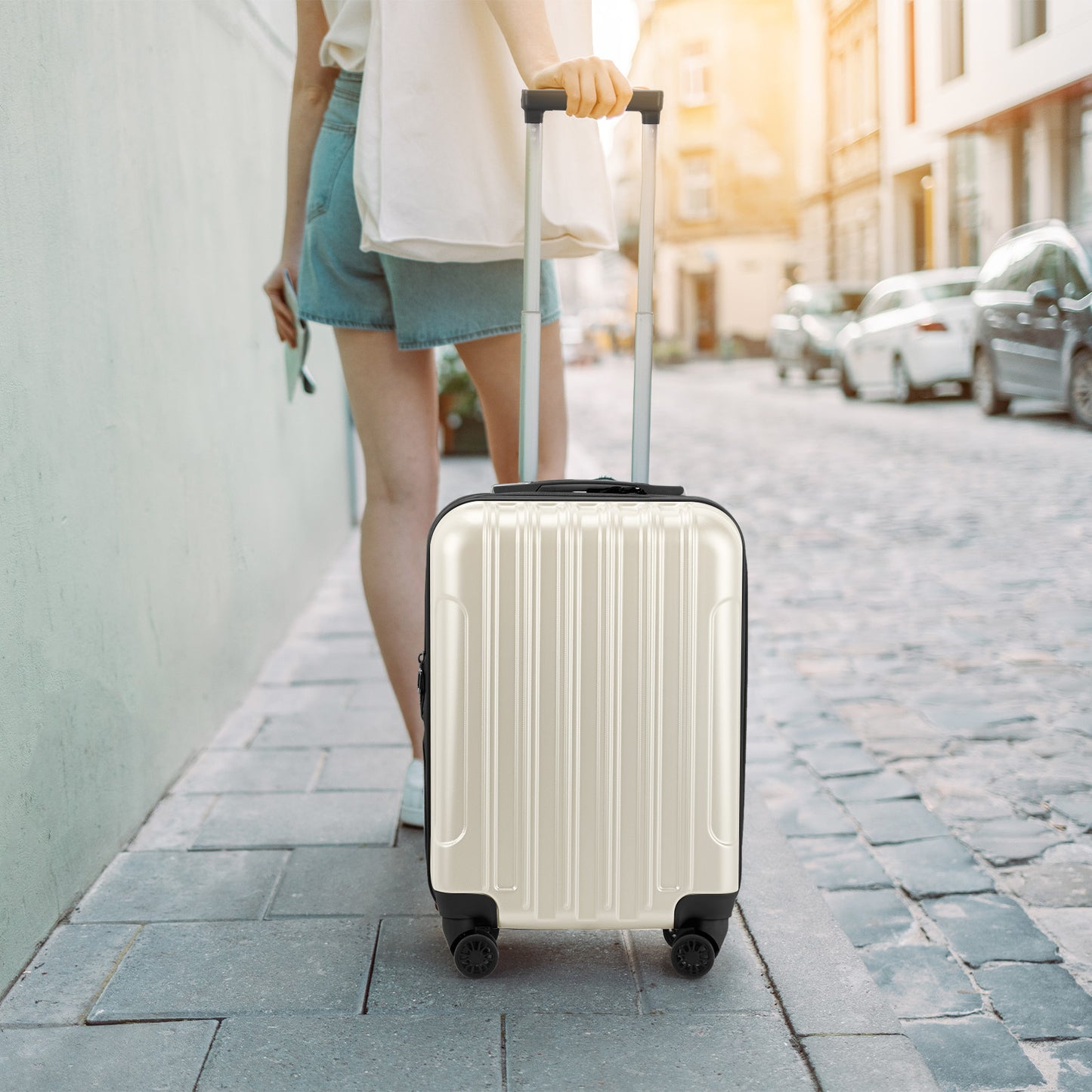 Compact Travel Luggage Set